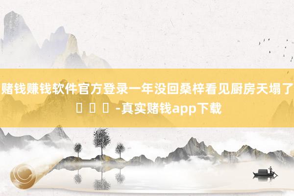 赌钱赚钱软件官方登录一年没回桑梓看见厨房天塌了 ​​​-真实赌钱app下载