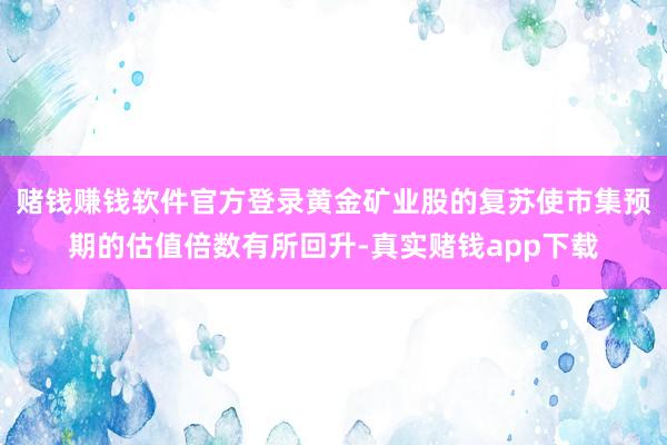 赌钱赚钱软件官方登录黄金矿业股的复苏使市集预期的估值倍数有所回升-真实赌钱app下载