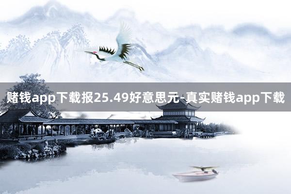 赌钱app下载报25.49好意思元-真实赌钱app下载