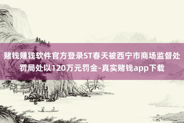 赌钱赚钱软件官方登录ST春天被西宁市商场监督处罚局处以120万元罚金-真实赌钱app下载