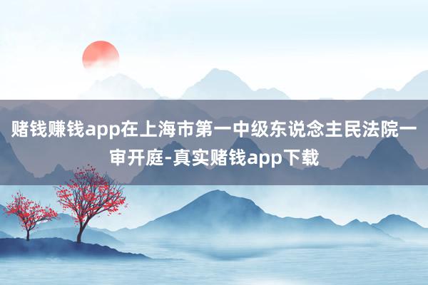 赌钱赚钱app在上海市第一中级东说念主民法院一审开庭-真实赌钱app下载